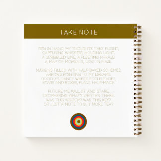 take noteBOOK
