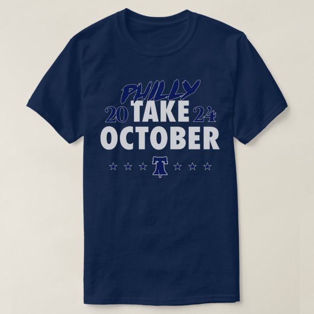 Take October Philadelphia Baseball Design Mug T-Shirt (Design Front)