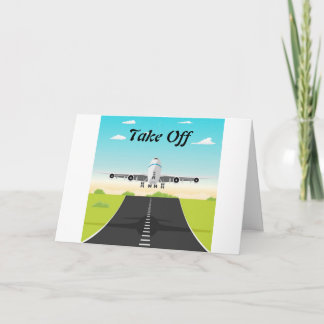 TAKE OFF-**ENJOY YOUR NEW ADVENTURE** CARD