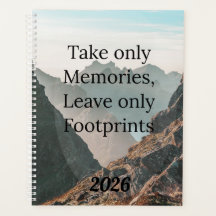Take Only Memories Planner