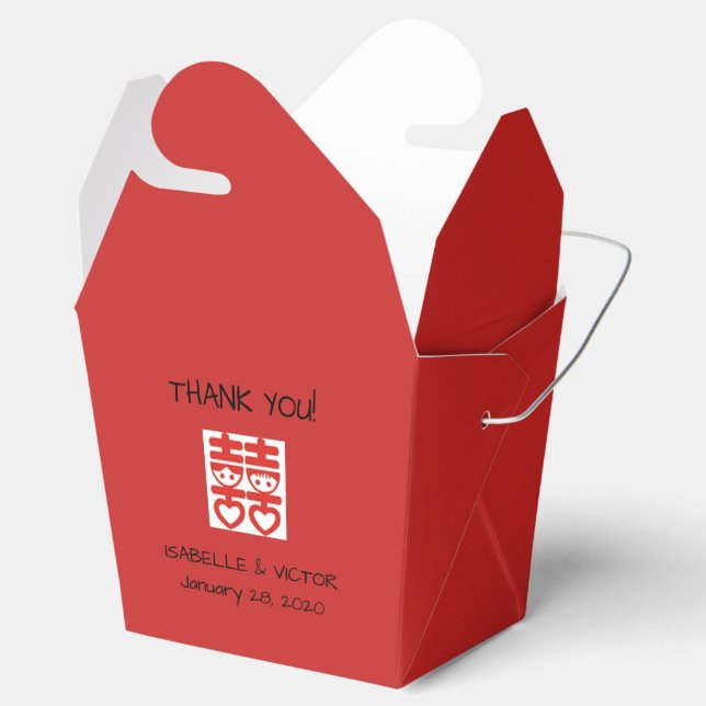 Take Out Favour Box (Opened)