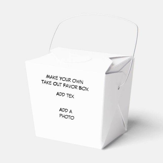 Take Out Favour Box (Front Side)