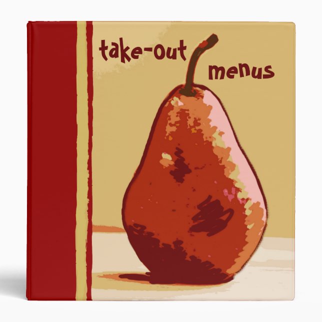 Take-out Menus  (1.5") Binder (Front)