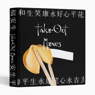 Take-Out Menus Binder