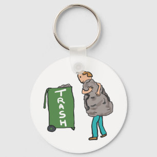 Take Out The Trash Keychain