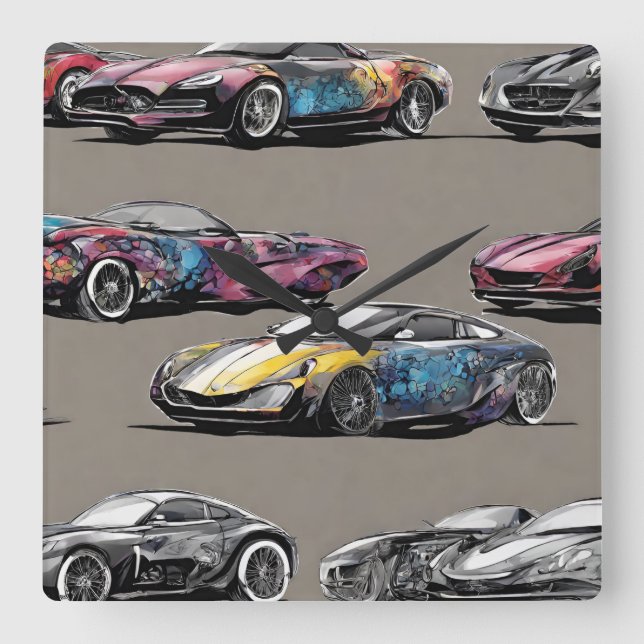 TAKE SQUARE WALL CLOCK (Front)