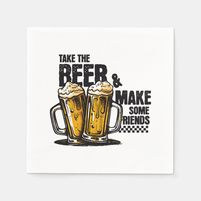 Take The Beer Napkin (Front)