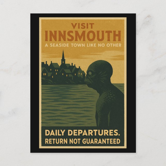 Take the Marsh Ferry – Travel the Old Way to Innsm Holiday Postcard (Front)