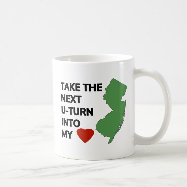 Take the next U-turn into my heart Coffee Mug (Right)