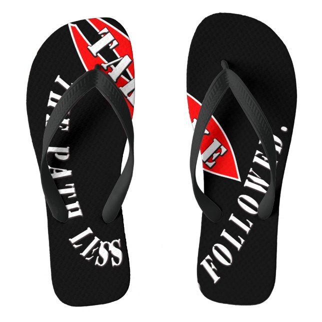 Take the path less followed   flip flops (Footbed)