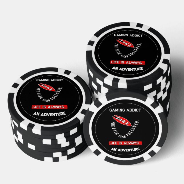 Take the path less followed  poker chips (Stack)