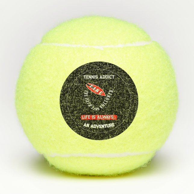 Take the path less followed  tennis balls (Front)