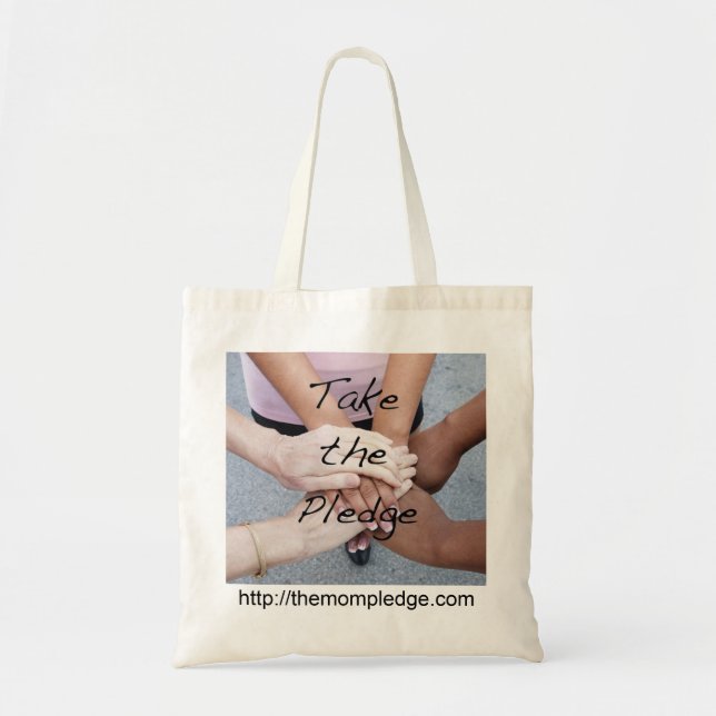Take the Pledge Tote Bag (Front)