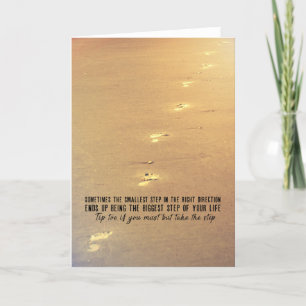 TAKE THE STEP Greeting Card