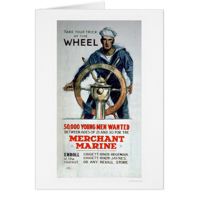 Take the Wheel - Merchant Marine (US02058) (Front)