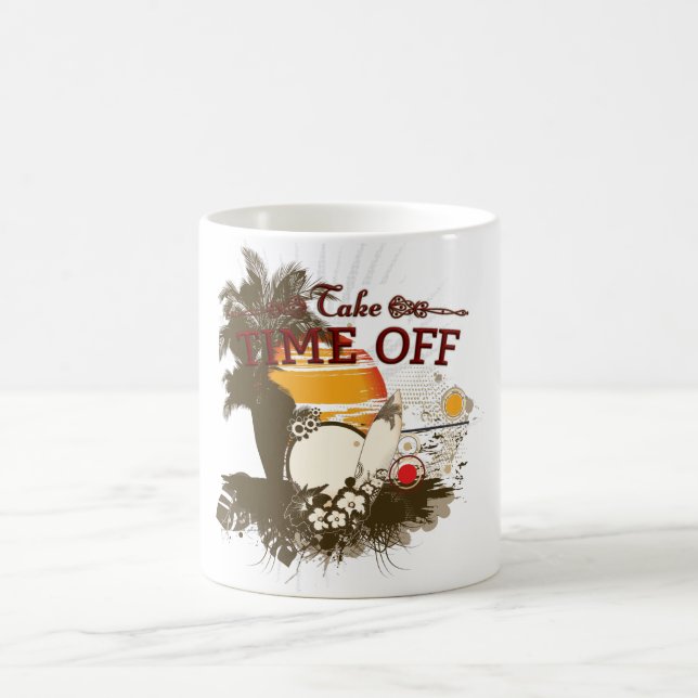 Take Time Off 11 oz Mug (Center)