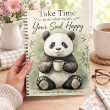 Take Time to Make Your Soul Happy Cute Panda