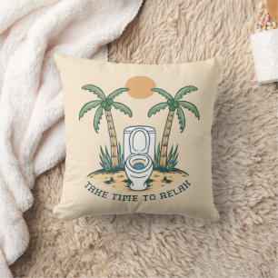 Take Time to Relax Throw Pillow