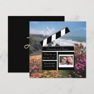 Take Two, save the date Bedruthan steps Cornwall