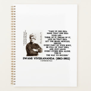 Take Up One Idea Make That Idea Your Life Quote Planner