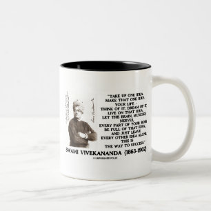 Take Up One Idea Make That Idea Your Life Quote Two-Tone Coffee Mug