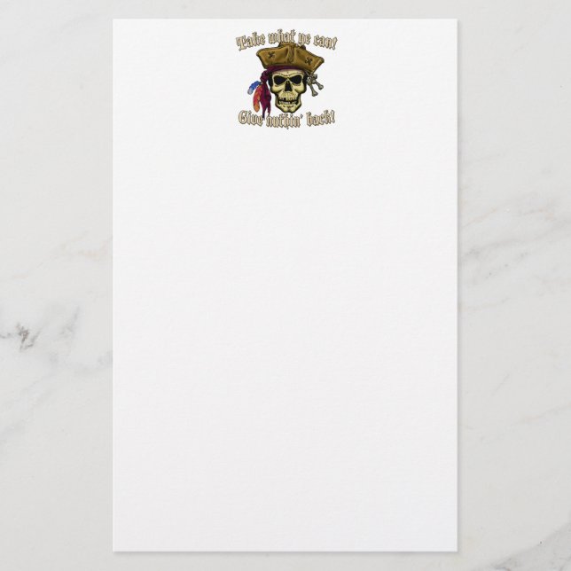 Take What Ye Can... Stationery (Front)