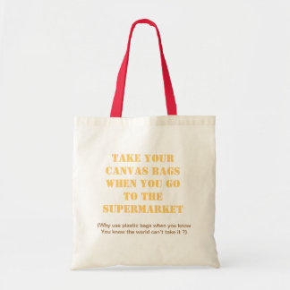 Take Your Canvas Bags