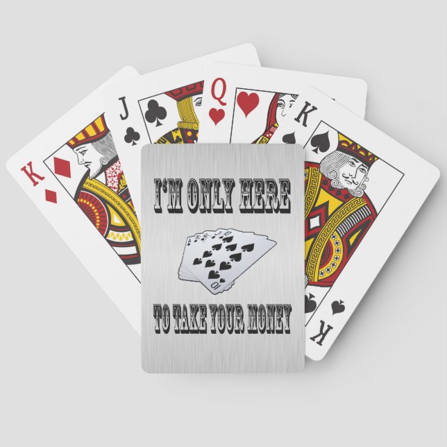 Take Your Money Playing Cards (Back)