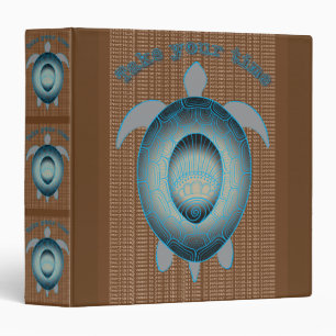 Take your time turtle motivational quote binder