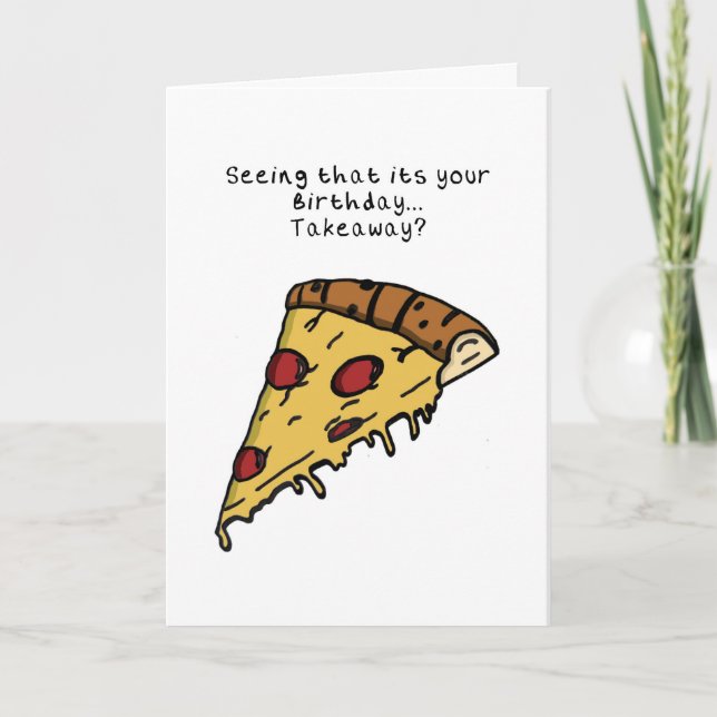 Takeaway Birthday card (Front)