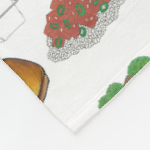 Takeaway Chinese Restaurant Takeout Food Cuisine Fleece Blanket