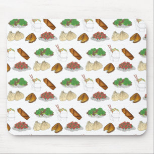 Takeaway Chinese Restaurant Takeout Food Cuisine Mouse Pad