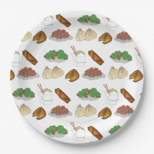 Takeaway Chinese Restaurant Takeout Food Cuisine Paper Plate