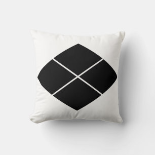 Takeda Bishi Throw Pillow