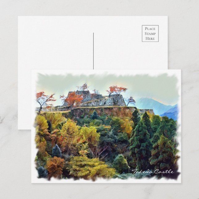 Takeda Castle Postcard (Front/Back)