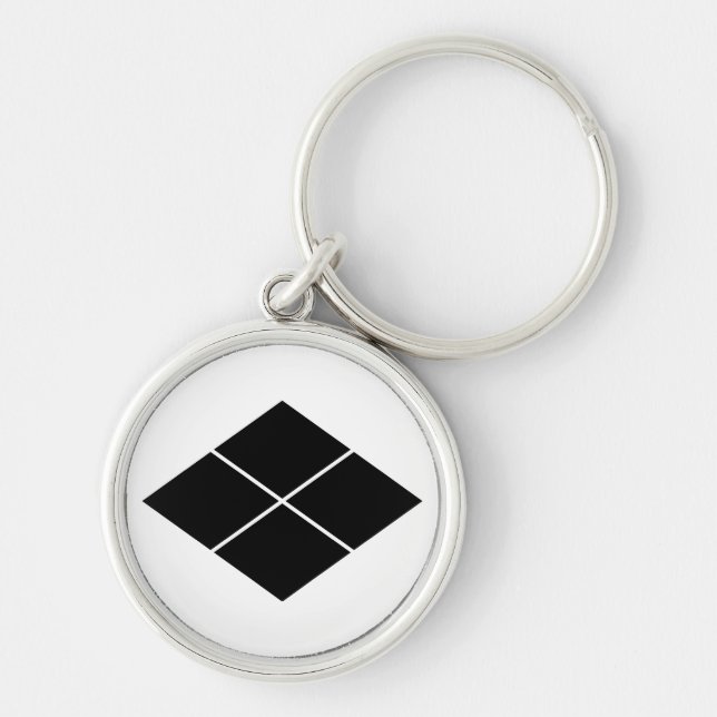 Takeda rhombus keychain (Front)
