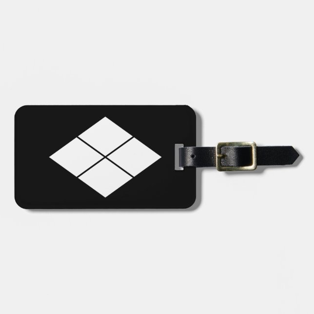 Takeda rhombus luggage tag (Front Horizontal)
