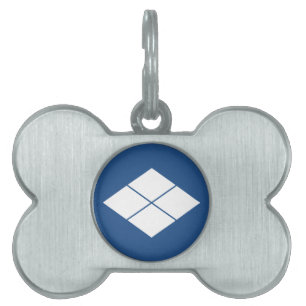 Takeda rhombus pet ID tag