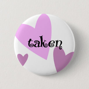 Taken 2 Inch Round Button