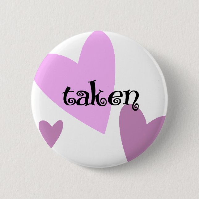 Taken 2 Inch Round Button (Front)