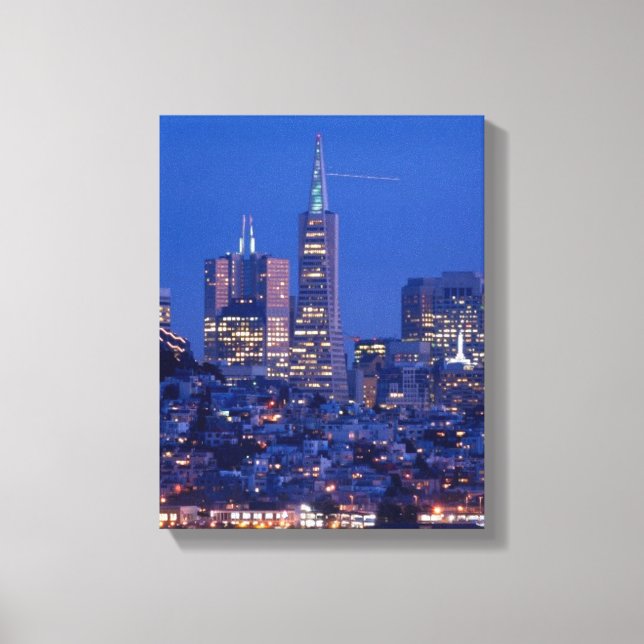 Taken from the roof of the prison on Alcatraz Canvas Print (Front)