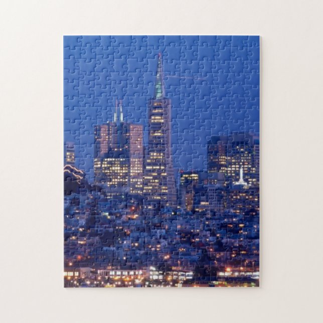 Taken from the roof of the prison on Alcatraz Jigsaw Puzzle (Vertical)