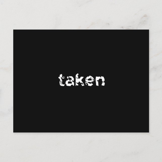 Taken Postcard (Front)