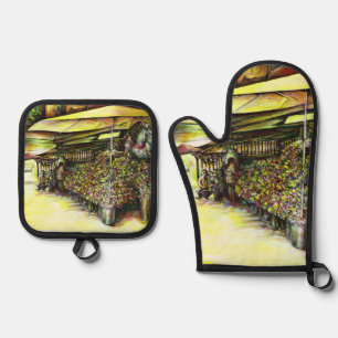 Taken the Possession of Optices Oven Mitt & Pot Holder Set