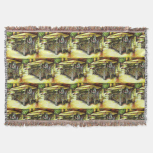 Taken the Possession of Optices Throw Blanket