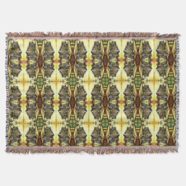 Taken the Possession of Optices Throw Blanket (Front)