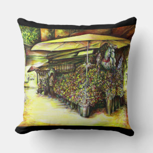 Taken the Possession of Optices Throw Pillow