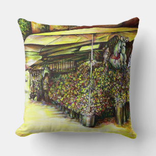 Taken the Possession of Optices Throw Pillow