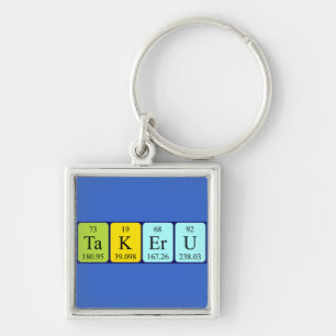 Takeru periodic table name keyring