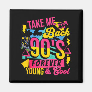 Takes Back to the 90s Retro Vintage Halloween Magnet